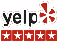 yelp logo 5 stars on yelp company that buys houses in Virginia